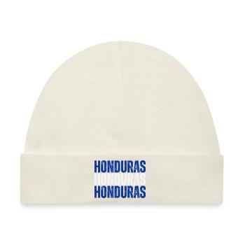 Flagge von Honduras, Honduranischer Stolz - Baby Premium Organic Mütze - Naturweiß - Vorne