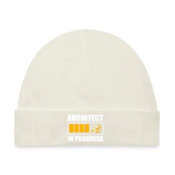 Architektur - Baby Premium Organic Mütze - Naturweiß - Vorne