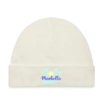 marbella - Baby Premium Organic Mütze - Naturweiß - Vorne