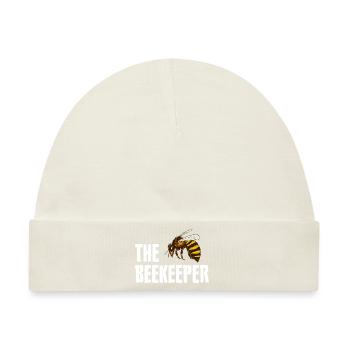 the beekeper Design for a beekeeper - Baby Premium Organic Mütze - Naturweiß - Vorne
