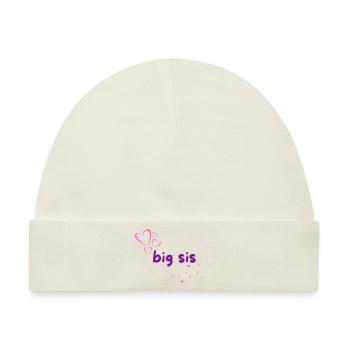 big sis - Baby Premium Organic Mütze - Naturweiß - Vorne