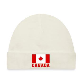 kanada canada - Baby Premium Organic Mütze - Naturweiß - Vorne