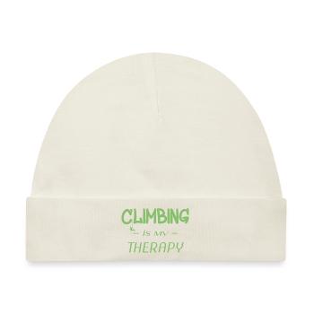 Klettern - Bouldern - Kletterwand - Climbing - Baby Premium Organic Mütze - Naturweiß - Vorne