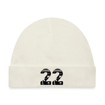 22 - Baby Premium Organic Mütze - Naturweiß - Vorne