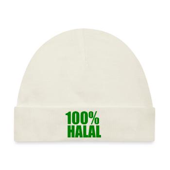 Halal - Baby Premium Organic Mütze - Naturweiß - Vorne
