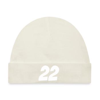22 - Baby Premium Organic Mütze - Naturweiß - Vorne