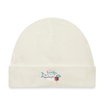 Karpfen Carp Hunter Angeln Angler Fisch Graffiti - Baby Premium Organic Mütze - Naturweiß - Vorne