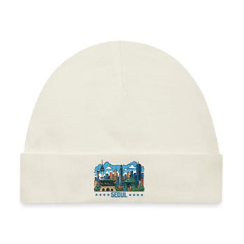 seoul city suedkorea - Baby Premium Organic Mütze - Naturweiß - Vorne