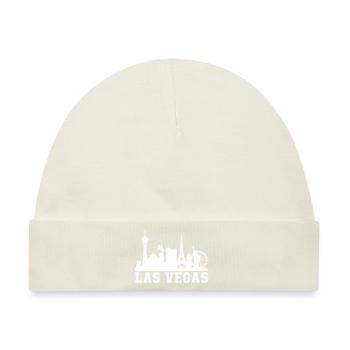 vegas skyline - Baby Premium Organic Mütze - Naturweiß - Vorne