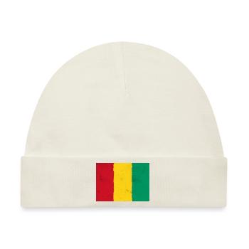 Flagge von Guinea - Guinea - Baby Premium Organic Mütze - Naturweiß - Vorne
