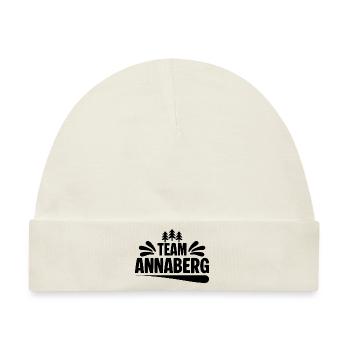 Team Annaberg - Baby Premium Organic Mütze - Naturweiß - Vorne