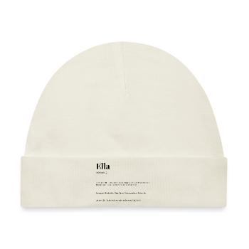 Ella - Baby Premium Organic Mütze - Naturweiß - Vorne