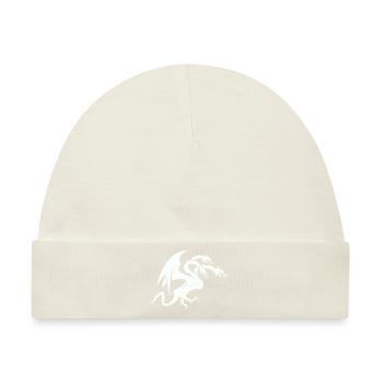 dragon 3 head - Baby Premium Organic Mütze - Naturweiß - Vorne