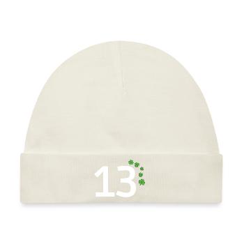 13 - Baby Premium Organic Mütze - Naturweiß - Vorne