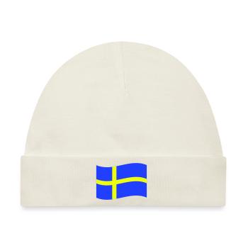 Schweden - Baby Premium Organic Mütze - Naturweiß - Vorne