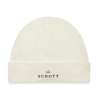 Schott Original Familienname - Baby Premium Organic Mütze - Naturweiß - Vorne
