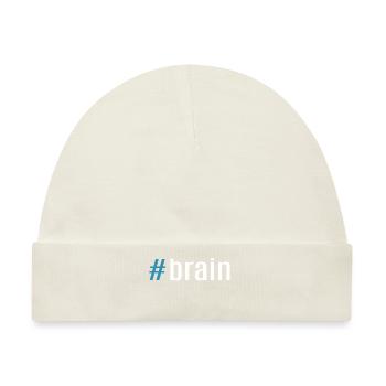 Brain - Baby Premium Organic Mütze - Naturweiß - Vorne