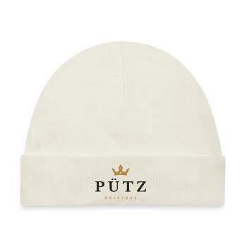 Pütz Original Familienlogo - Baby Premium Organic Mütze - Naturweiß - Vorne