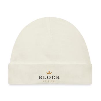 Block Original Familienlogo - Baby Premium Organic Mütze - Naturweiß - Vorne