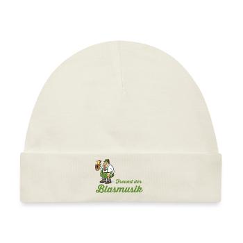 Freund der Blasmusik - Baby Premium Organic Mütze - Naturweiß - Vorne