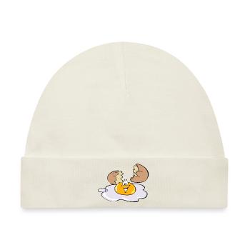 Glückliches Ei - Baby Premium Organic Mütze - Naturweiß - Vorne