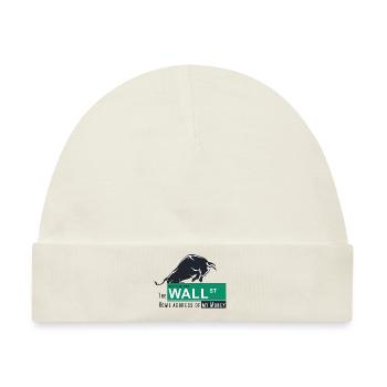 Home of my Money - Wall Street - Baby Premium Organic Mütze - Naturweiß - Vorne