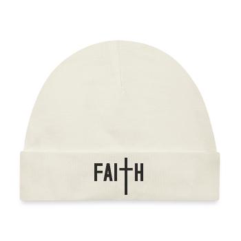 Faith - Baby Premium Organic Mütze - Naturweiß - Vorne