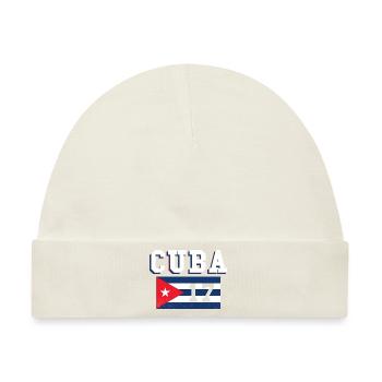 2017 Kuba Shirt Cuba Kubaner Havanna Geschenk - Baby Premium Organic Mütze - Naturweiß - Vorne
