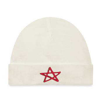 Pentagramm pentagram design, wicca shop - Baby Premium Organic Mütze - Naturweiß - Vorne