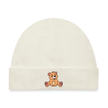 Süsser Bär - Baby Premium Organic Mütze - Naturweiß - Vorne