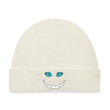 Grinsekatze - Baby Premium Organic Mütze - Naturweiß - Vorne