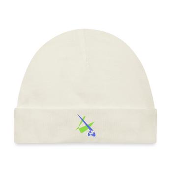 Line color - Baby Premium Organic Mütze - Naturweiß - Vorne