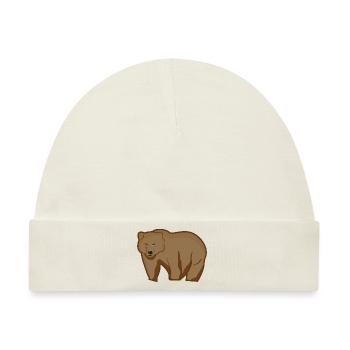Grizzly Bär - Baby Premium Organic Mütze - Naturweiß - Vorne
