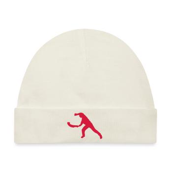 Baskische Pelota Abbildung 2 - Baby Premium Organic Mütze - Naturweiß - Vorne