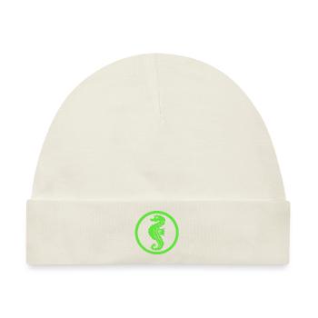 Seepferdchen - Baby Premium Organic Mütze - Naturweiß - Vorne