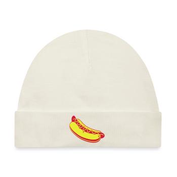 Hot dog - Baby Premium Organic Mütze - Naturweiß - Vorne