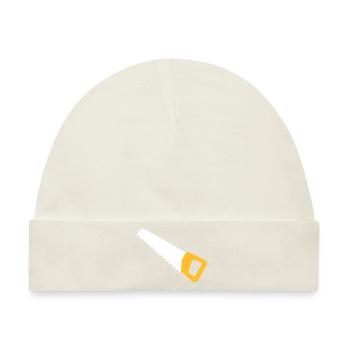 Säge - Baby Premium Organic Mütze - Naturweiß - Vorne