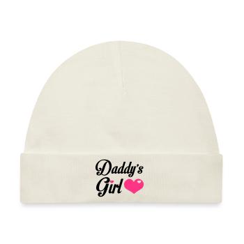 Daddy's Girl - Baby Premium Organic Mütze - Naturweiß - Vorne