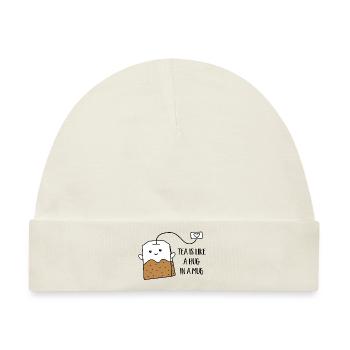 Tee - Baby Premium Organic Mütze - Naturweiß - Vorne