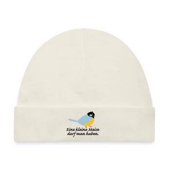 kleine Meise - Baby Premium Organic Mütze - Naturweiß - Vorne