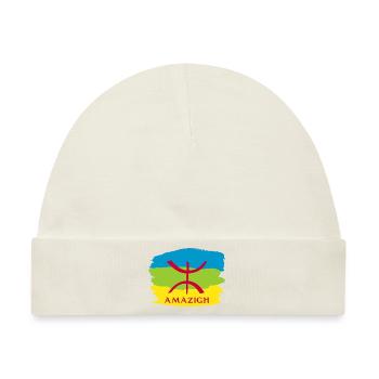 Amazigh Style - Baby Premium Organic Mütze - Naturweiß - Vorne