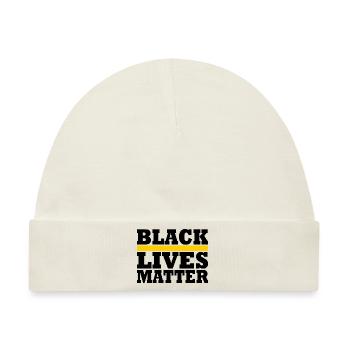 Black Lives Matter - Baby Premium Organic Mütze - Naturweiß - Vorne