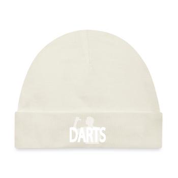 Darts Dart - Baby Premium Organic Mütze - Naturweiß - Vorne