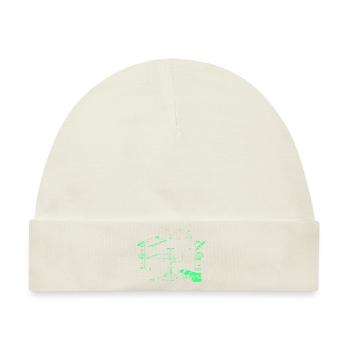 Aviation Hud Geschenk für einen Flugzeugpiloten - Baby Premium Organic Mütze - Naturweiß - Vorne