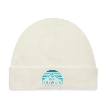 Colorado Mountain Rocky - Baby Premium Organic Mütze - Naturweiß - Vorne