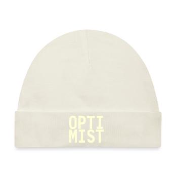 Ich bin Optimist! - Baby Premium Organic Mütze - Naturweiß - Vorne