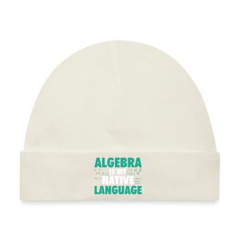 Algebra Mathematik | Mathe Mathematiker Geschenk - Baby Premium Organic Mütze - Naturweiß - Vorne