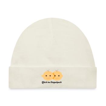 zwilling - Baby Premium Organic Mütze - Naturweiß - Vorne