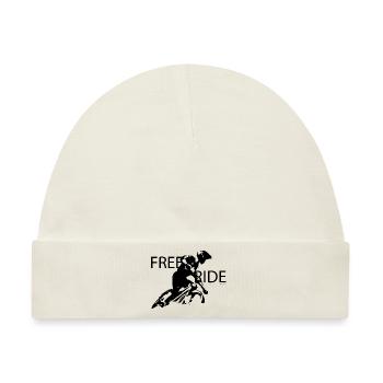 Free Ride MTB - Baby Premium Organic Mütze - Naturweiß - Vorne