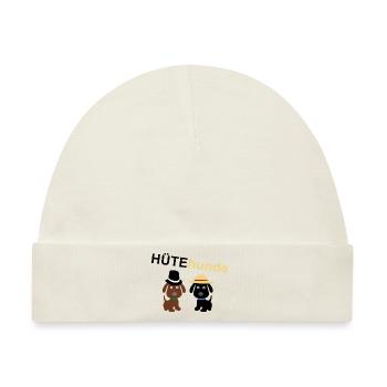 HÜTEhunde - Baby Premium Organic Mütze - Naturweiß - Vorne